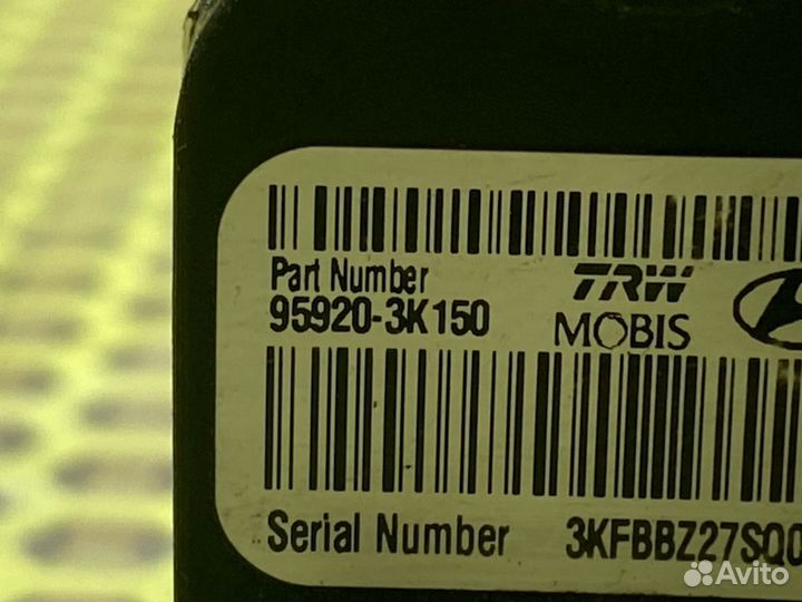 Датчик удара правый Kia Cerato YD G4FC 2012