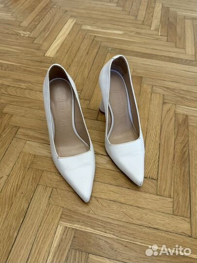 Туфли белые jacquemus