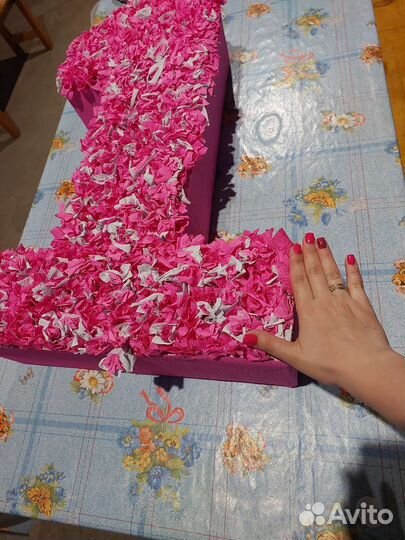 Цифра 1 на годик девочке