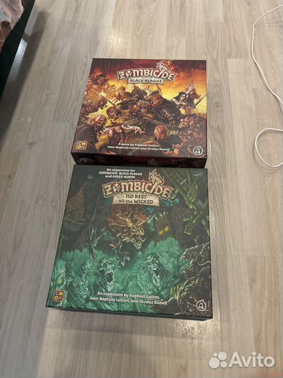 Zombicide Black Plague + No Rest For The Wicked