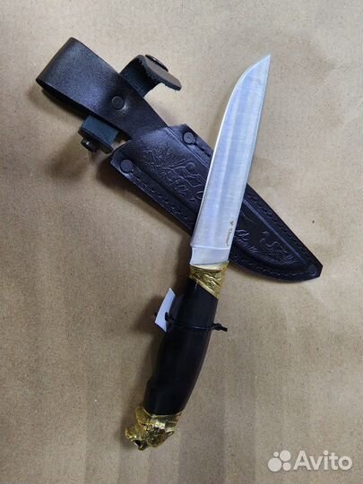 Нож Охота с гардой и навершием