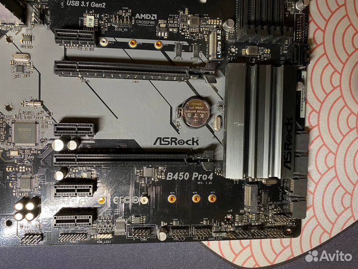 Материнская плата AsRock b450 pro4