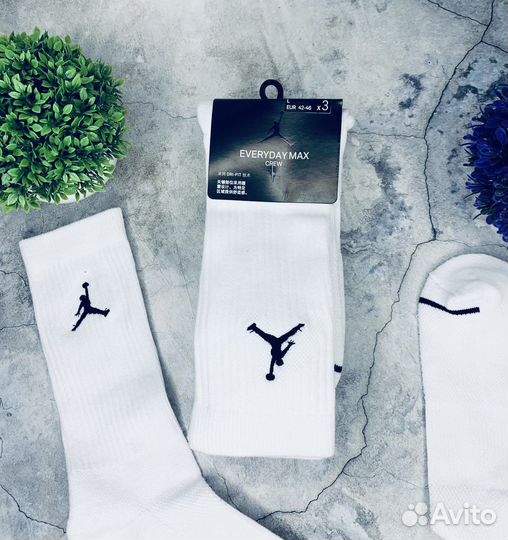 Носки оригинал Nike Jordan белые