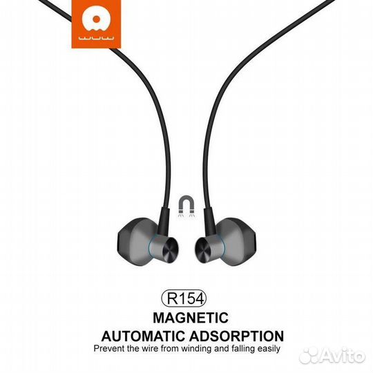Bluetooth Гарнитура WUW R154 Black
