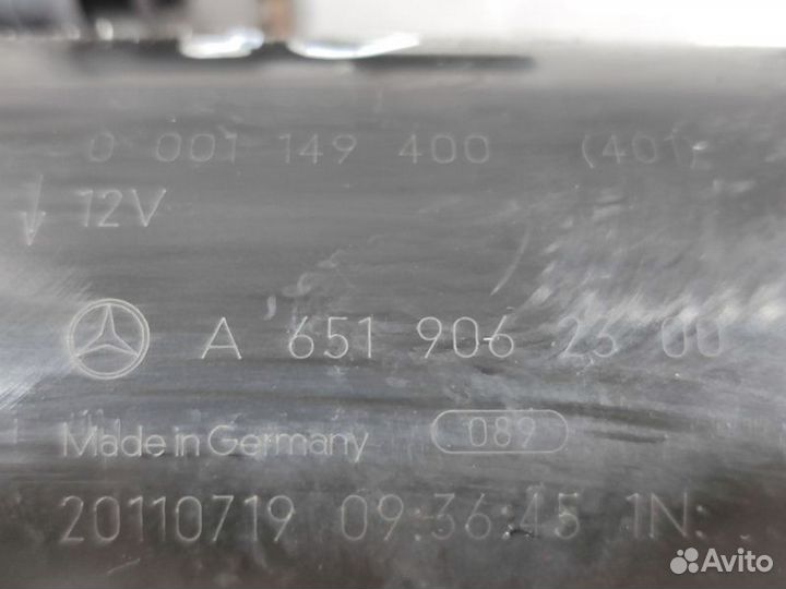 Стартер Mercedes E W212 OM651