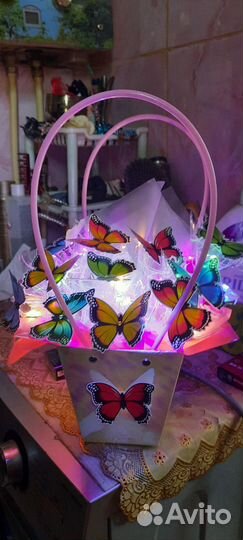 Букеты из бабочек