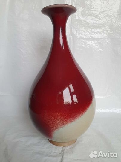Ваза Бычья кровь Китай Клеймо