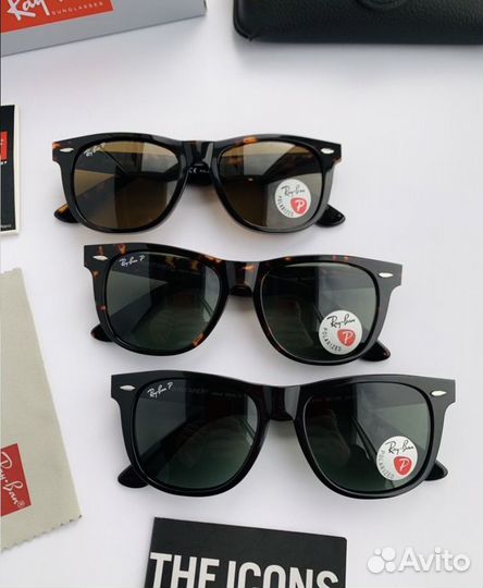 Очки ray ban wayfarer поляризационные Polaroid