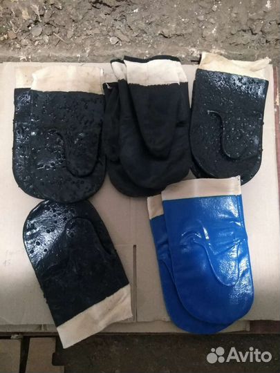 Рукавицы рабочие х/б прорезиненные