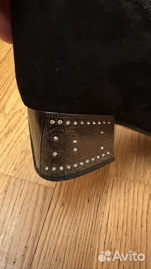 Сапоги укороченные зимние (нат.мех) р 40