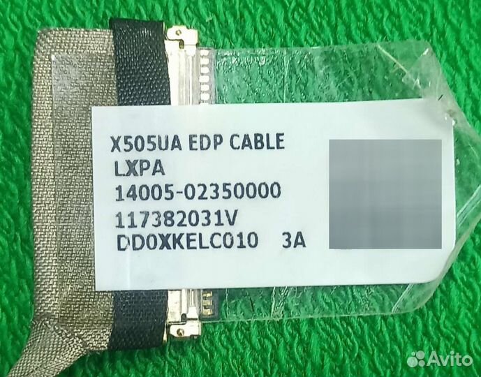 Шлейф матрицы asus X505B
