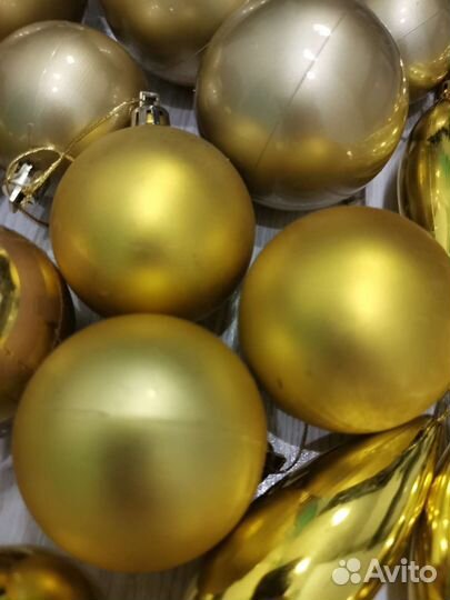 Набор ёлочных украшений игрушки на ёлку шары