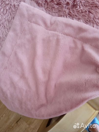 Плед пушистый травка