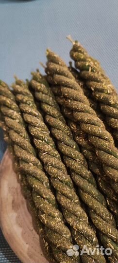 Свечи скрутки с травами