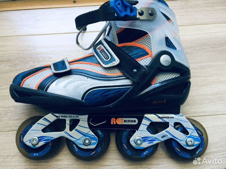 Роликовые коньки детские раздвижные