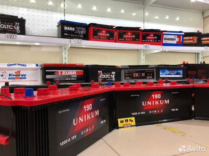 Аккумулятор Unikum (Казахстан) 190Aч 1200А