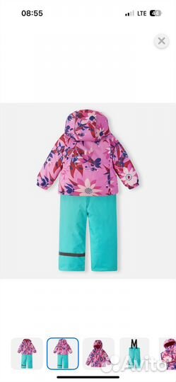 Зимний костюм для девочки lassie 98