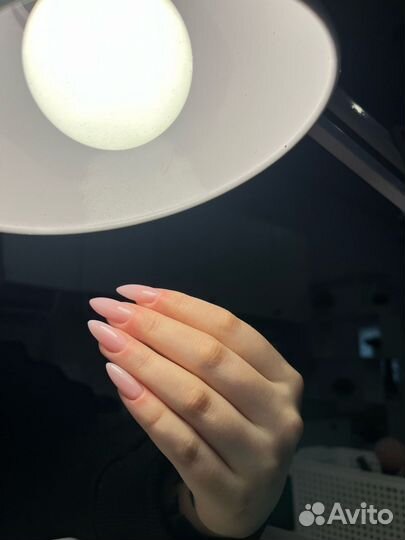 Наращивание ногтей на гелевые типсы