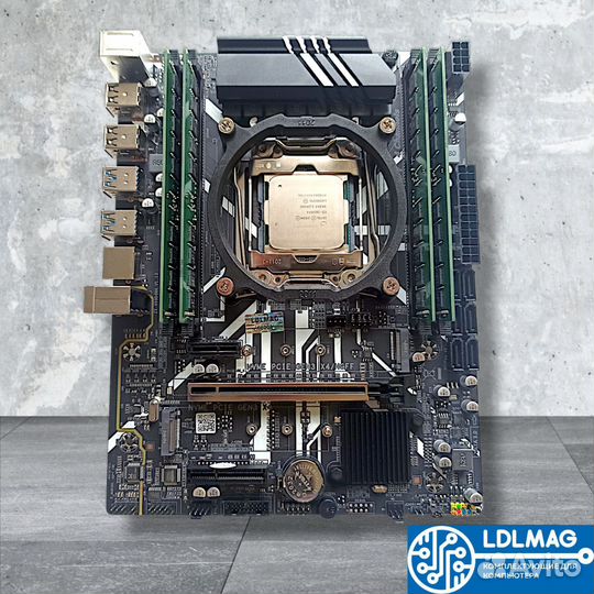 Комплект 2650v4 intel xeon 24ядер + 32gb DDR4