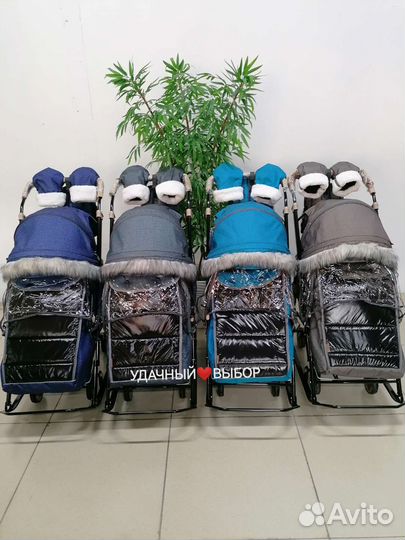 Новые санки-коляска Galaxy Glory Gloss (в наличии)