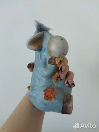 Копилка ослик