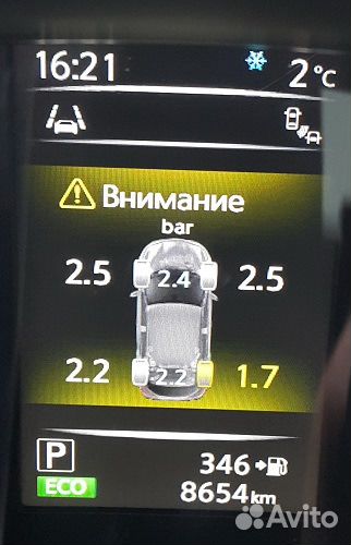 Nissan Qashqai/X-Trail tpms контр.давления в шинах