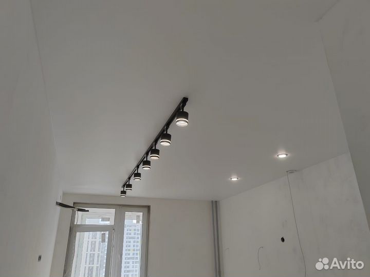 Монтаж натяжных потолков с гарантией