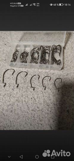 Офсетные крючки набор