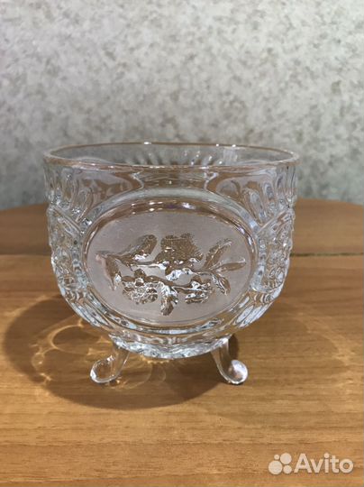 Конфетница хрустальная