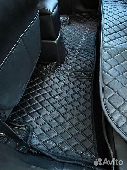 3D коврики из экокожи с бортами Kia Rio Киа Рио