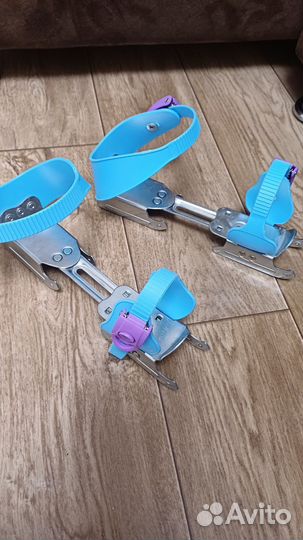 Коньки детские раздвижные двухполозные