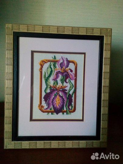 Картина вышитая крестом