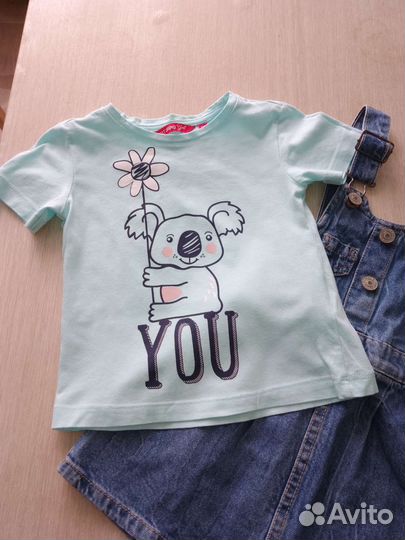 Джинсовый сарафан 98