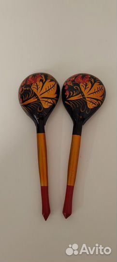 Деревянные ложки хохлома