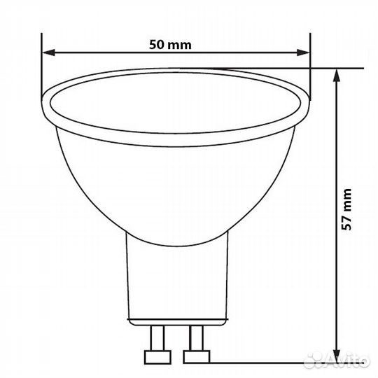 Лампа светодиодная Feron MR16 LB-560 9W 4000K 780Лм 220V GU10 белый свет