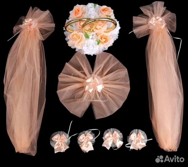 Свадебные украшения на машину аренда