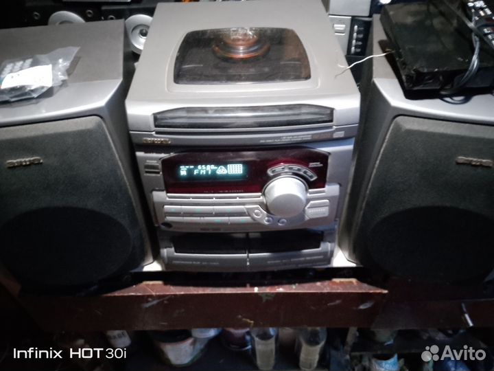 Музыкальный центр aiwa, с блютуз, юсб