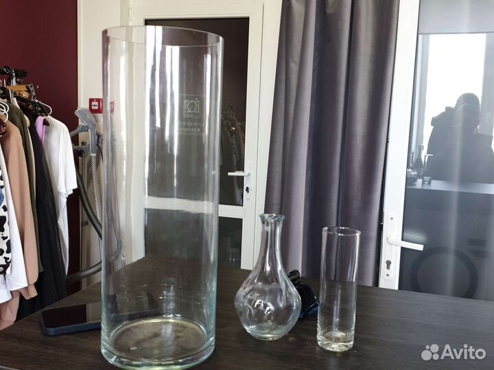 Вазы икеа стекло бетон