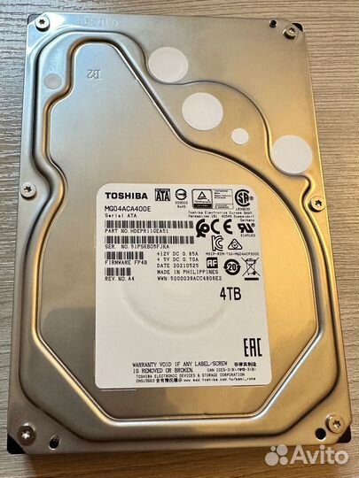 Hdd toshiba 4 TB