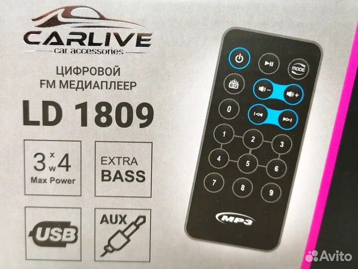 Магнитола в автомобиль 1DIN CarLive LD 1809