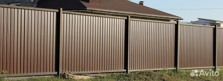 Забор из профнастила 