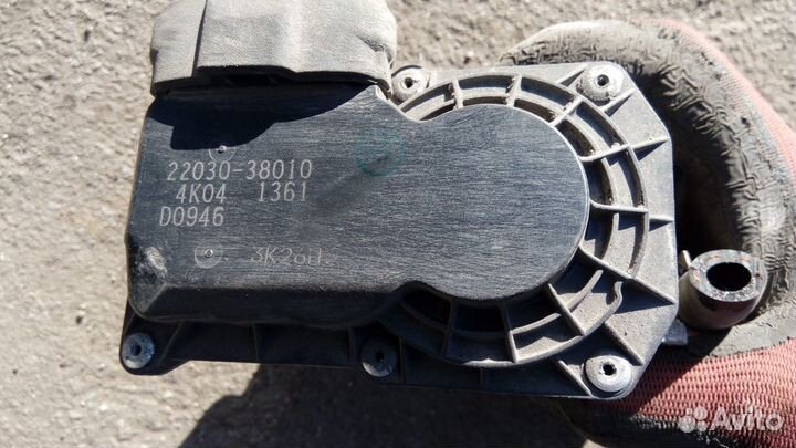 Заслонка дроссельная на Лексус LS 460 08г