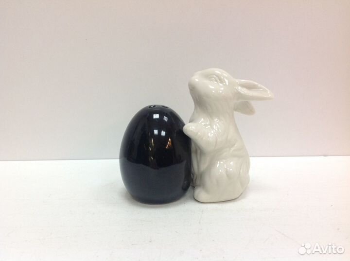 Солонка перечница фарфор заяц