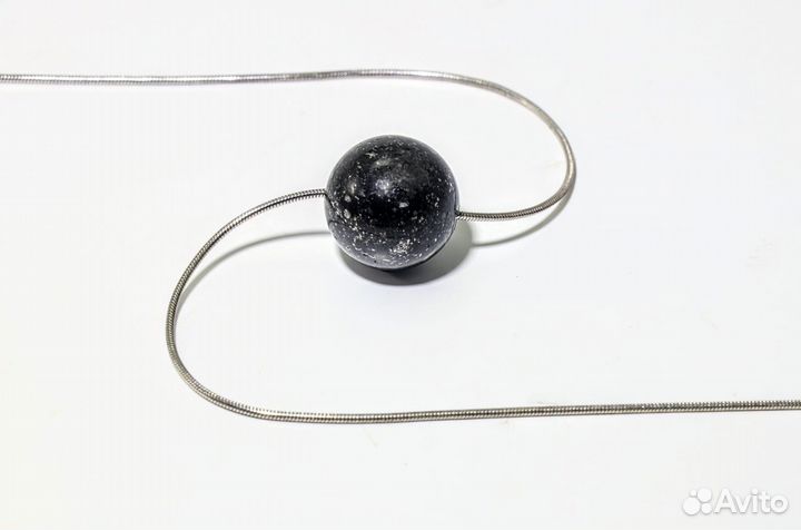 Кулон с метеоритом Царев