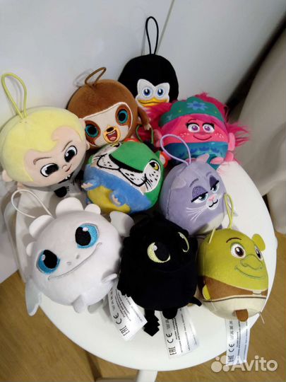 Коробка мягких игрушек