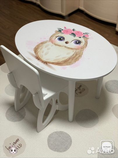 Детский стол и стул новый комплект