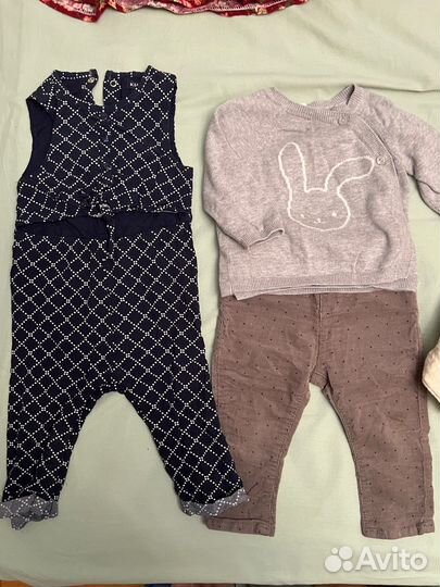 Комплект одежды, одежда для девочки 68 74, пакет