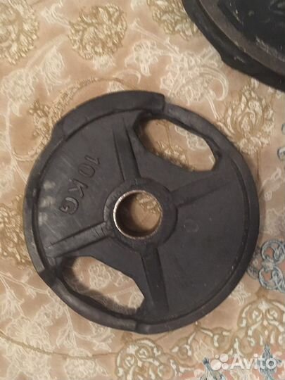 Блины для штанги 10 кг, 15кг, 25кг