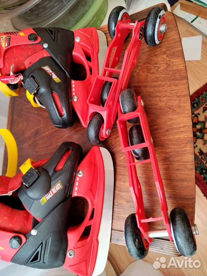 Роликовые коньки детские раздвижные