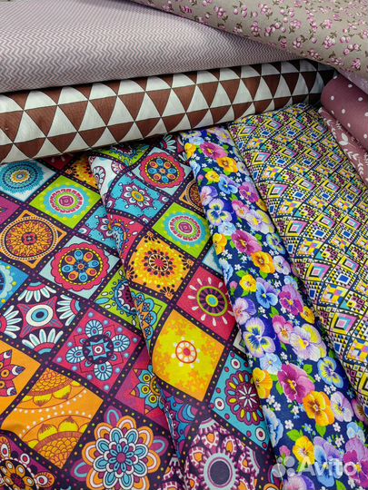 Ткань для пэчворк и рукоделия мелкий рисунок